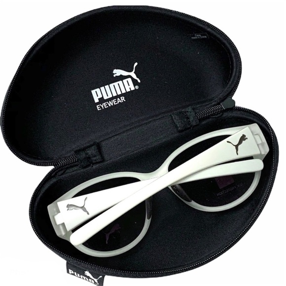 Puma Sunglasses Trestles 15013 White Frame with Brown Lenses Unisex main image 4
